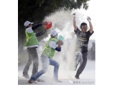 洪梅镇"ColorRun",同面粉玩游戏! 洪梅镇"ColorRun",同面粉玩游戏!